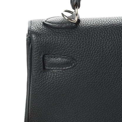 Hermes Togo Kelly Retourne 25 Bleu Ocean 14 of 17