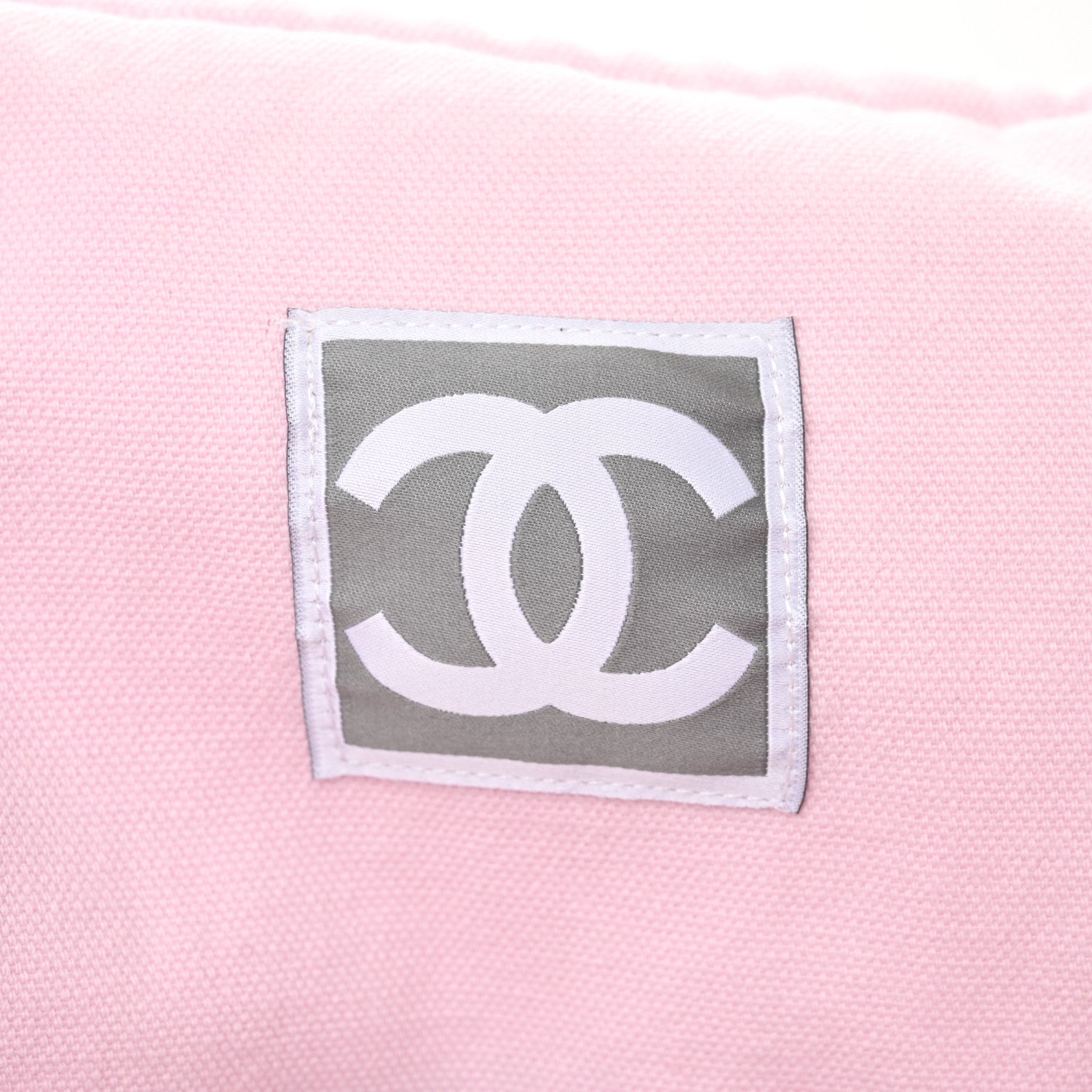 Chanel Terry Cotton CC Beach Tote Towel Set Pink 7 of 11
