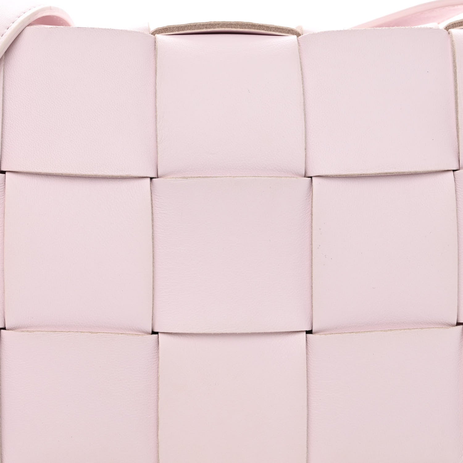 Bottega Veneta Lambskin Maxi Intrecciato Cassette Crossbody Bag Bliss Washed 7 of 9