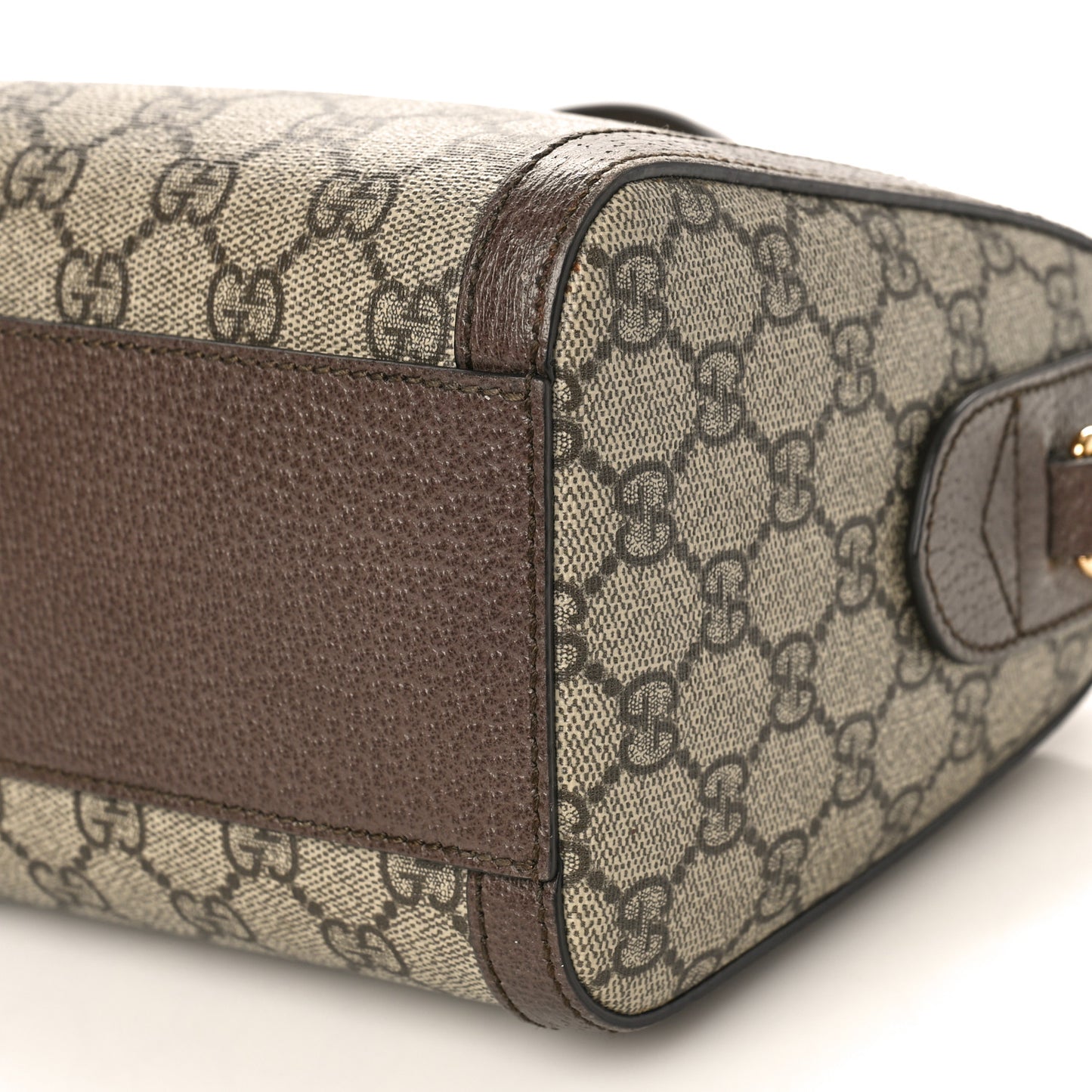 GG Supreme Monogram Web Medium Ophidia Boston Brown