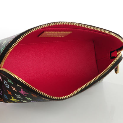 Louis Vuitton Monogram Multicolor Cosmetic Pouch Black Grenade 5 of 7
