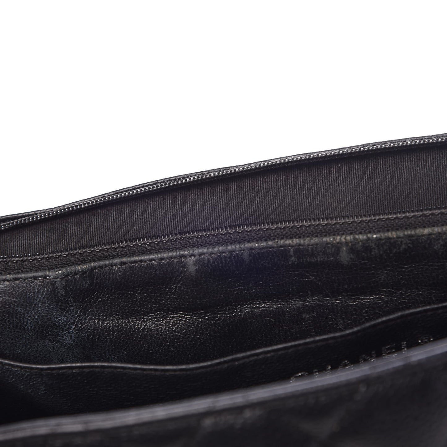 Caviar Quilted Jumbo Single Flap Black
