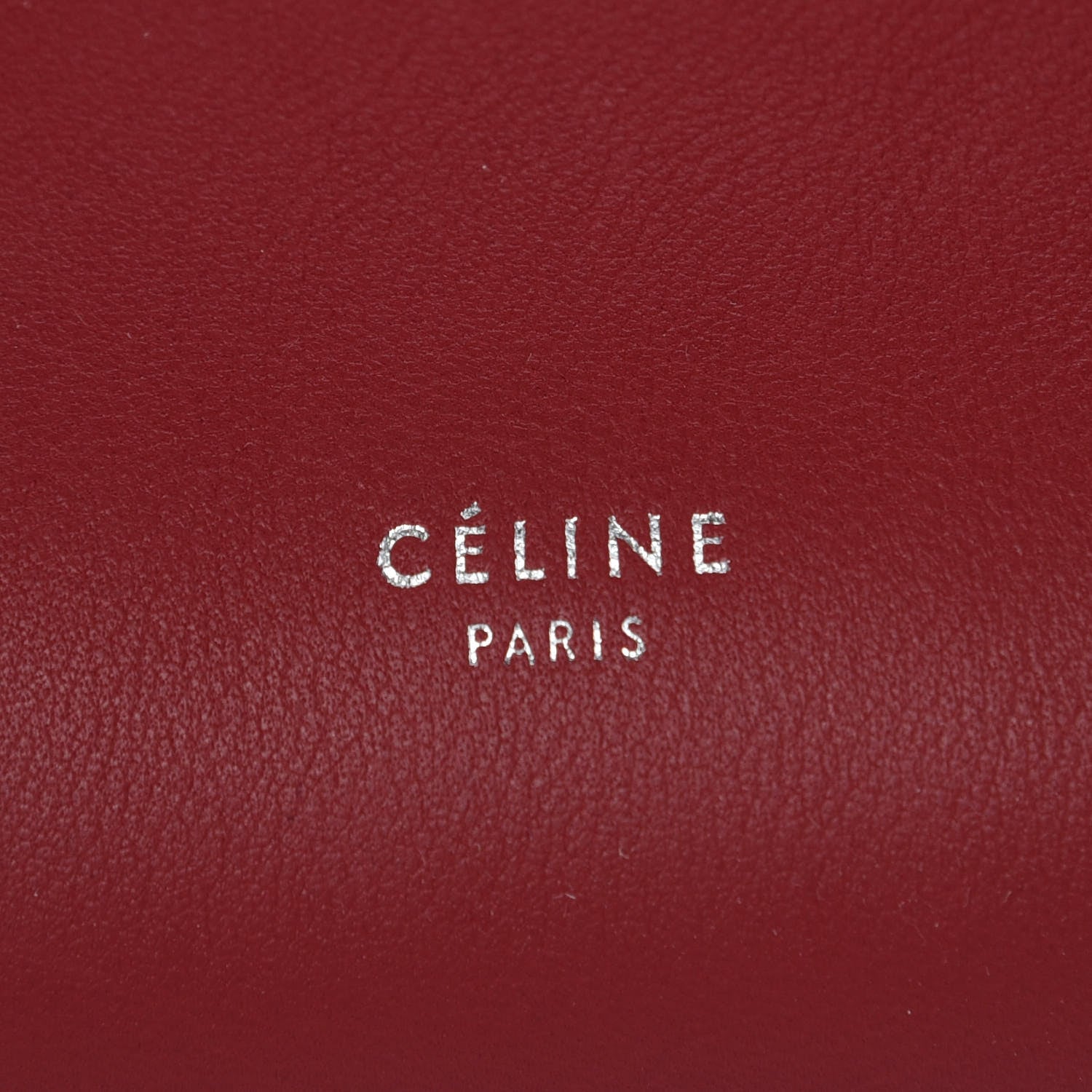 Celine Supple Grained Calfskin Small Big Bag Red 6 of 7