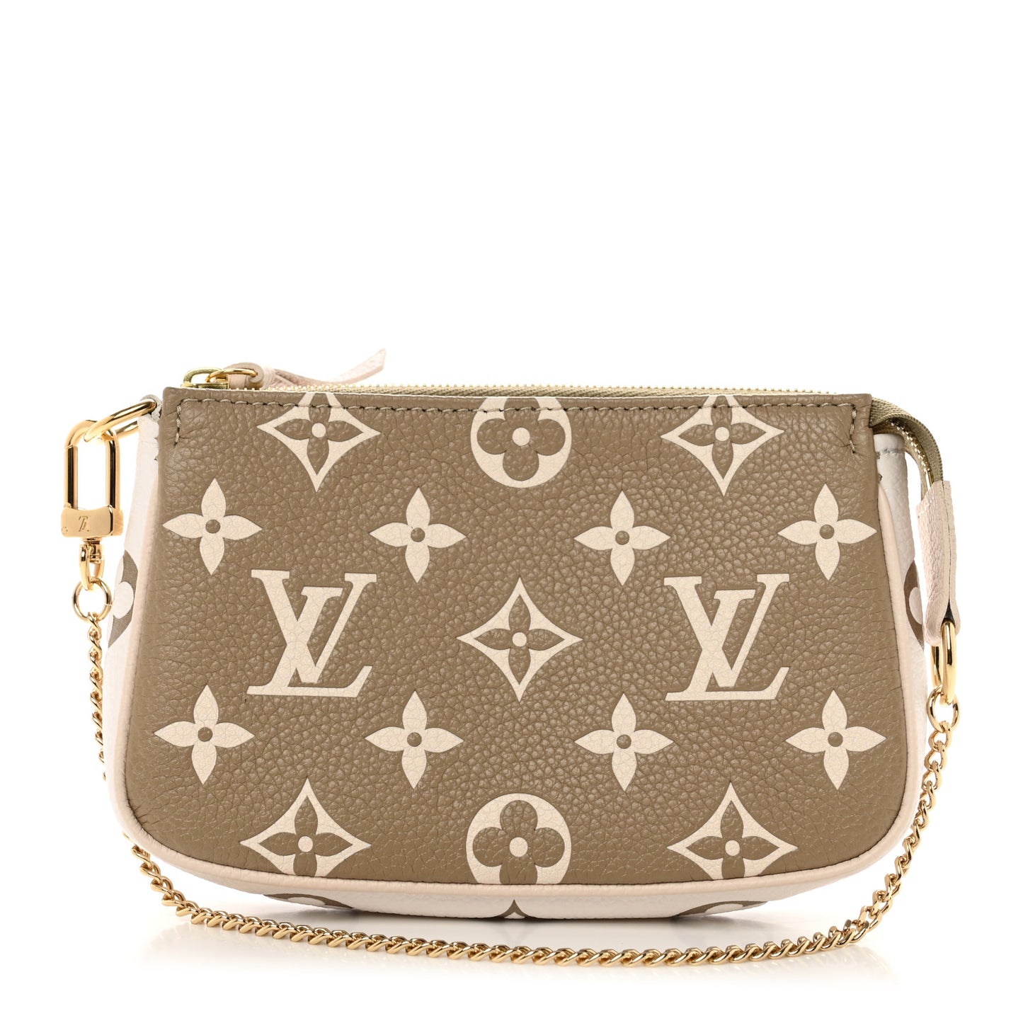 LOUIS VUITTON Empreinte Spring in the City Mini Pochette Accessories Kaki Beige Cream