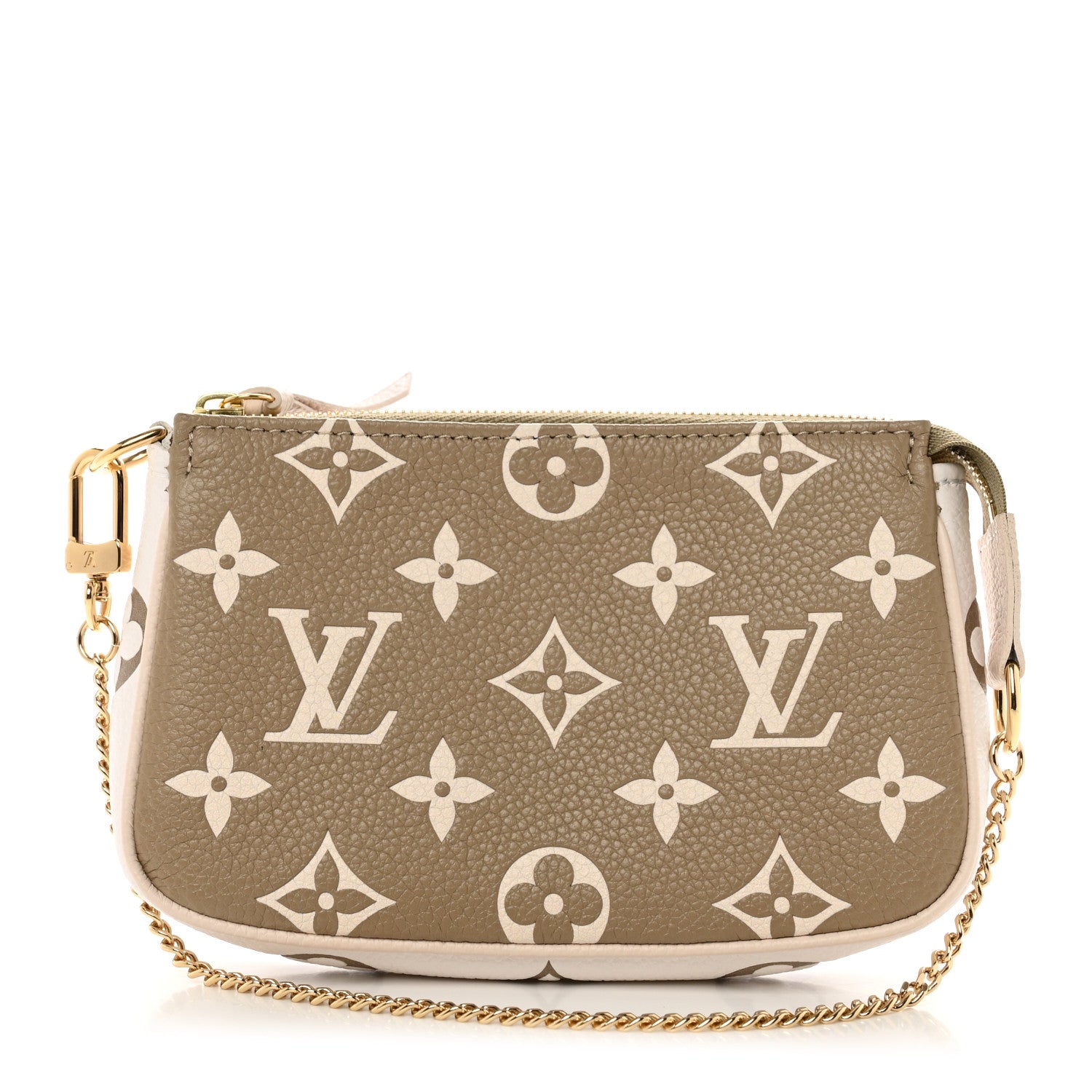 Louis Vuitton LOUIS VUITTON Empreinte Spring in the City Mini Pochette Accessories Kaki Beige Cream 1 of 6