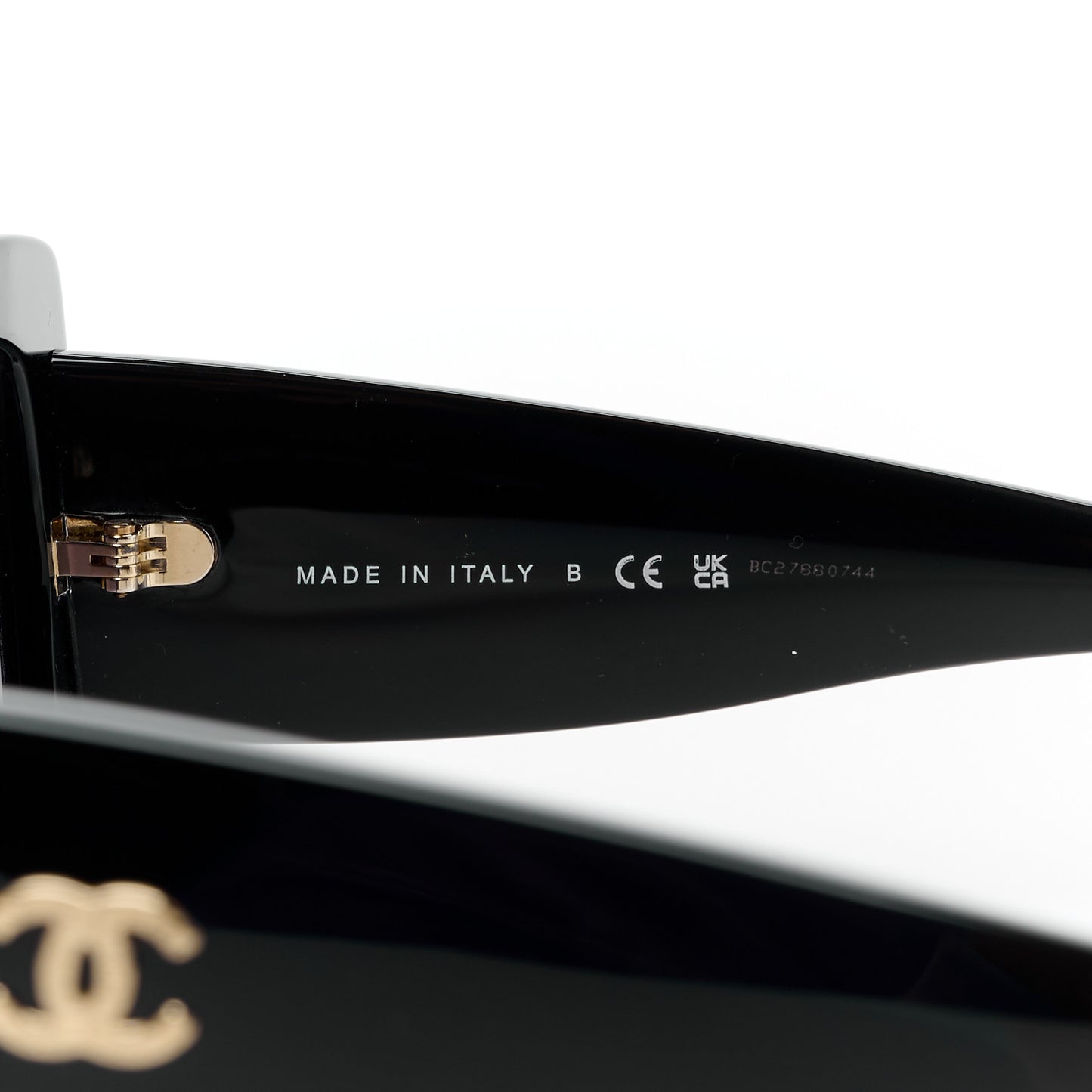 Acetate Rectangle Sunglasses 5435 Black