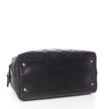 Chanel Calfskin Quilted Retro Chain Tote Black 4 of 14