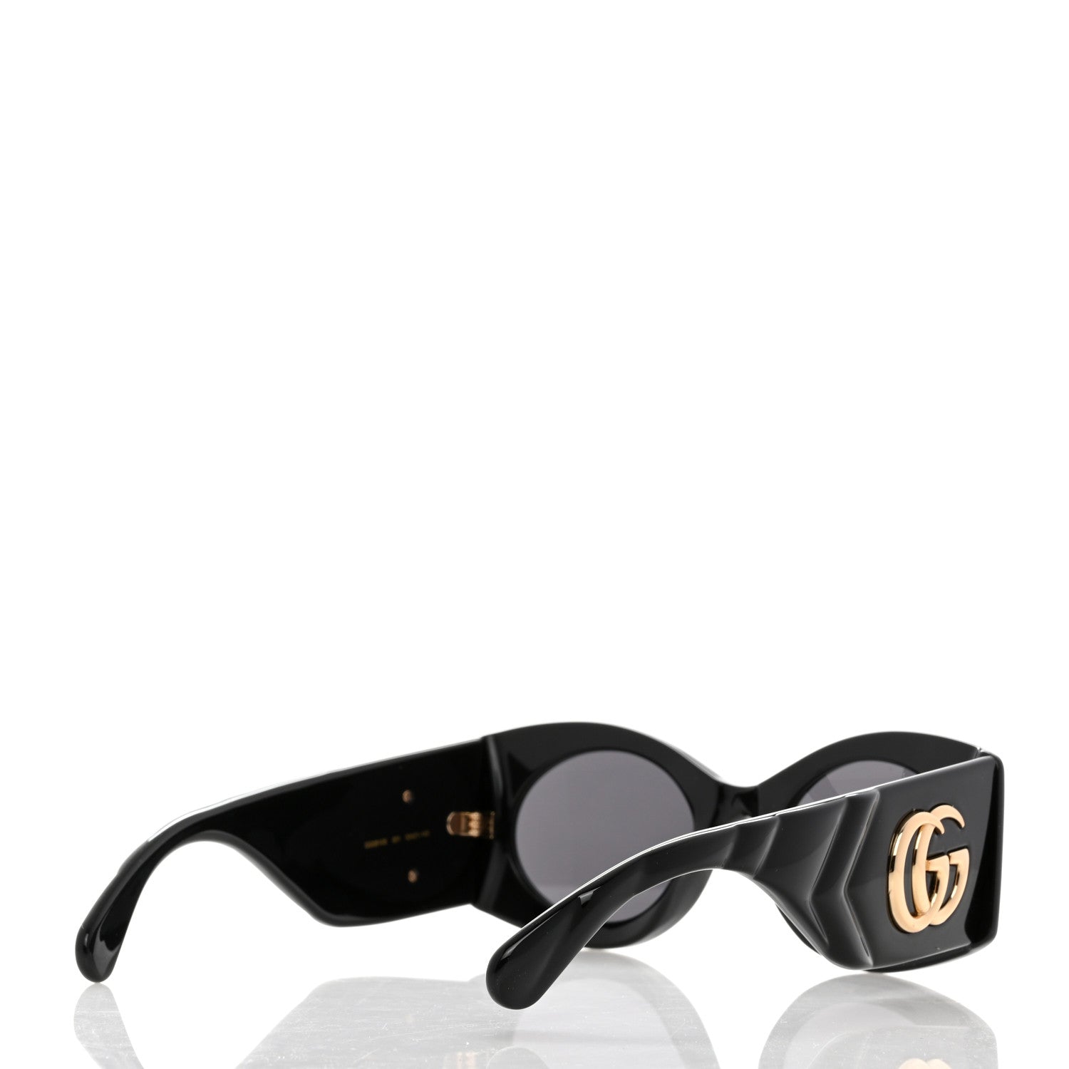 Gucci Acetate Frame GG Marmont Logo Sunglasses GG0810S Black 4 of 7
