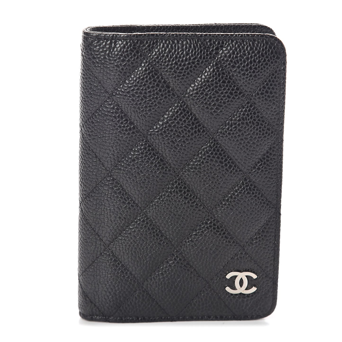 Caviar Quilted Agenda Cover Black