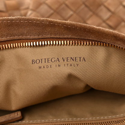Bottega Veneta Suede Intrecciato BV Twist Caramel Caramel 6 of 10