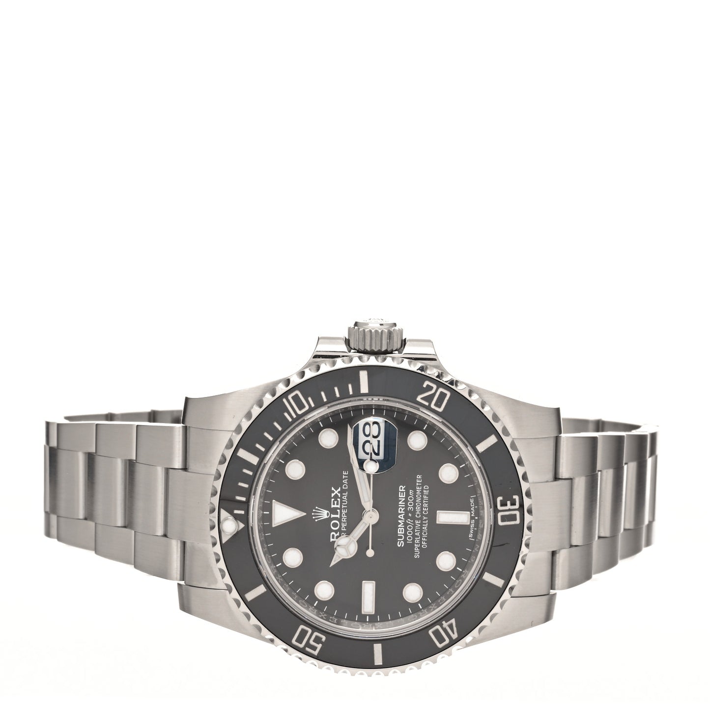 Stainless Steel 40mm Oyster Perpetual Submariner Date Watch Black 116610LN