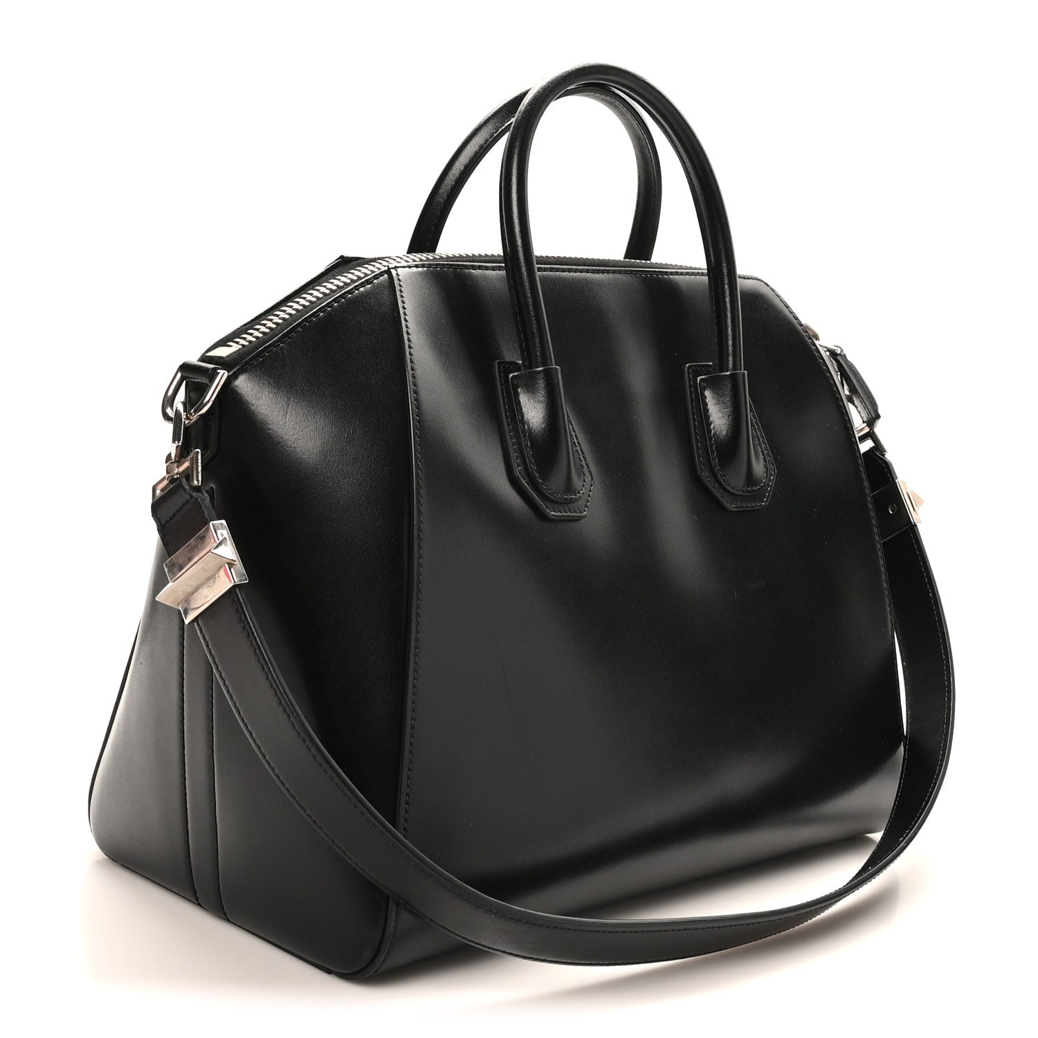 Givenchy Shiny Lord Calfskin Medium Antigona Black 3 of 9