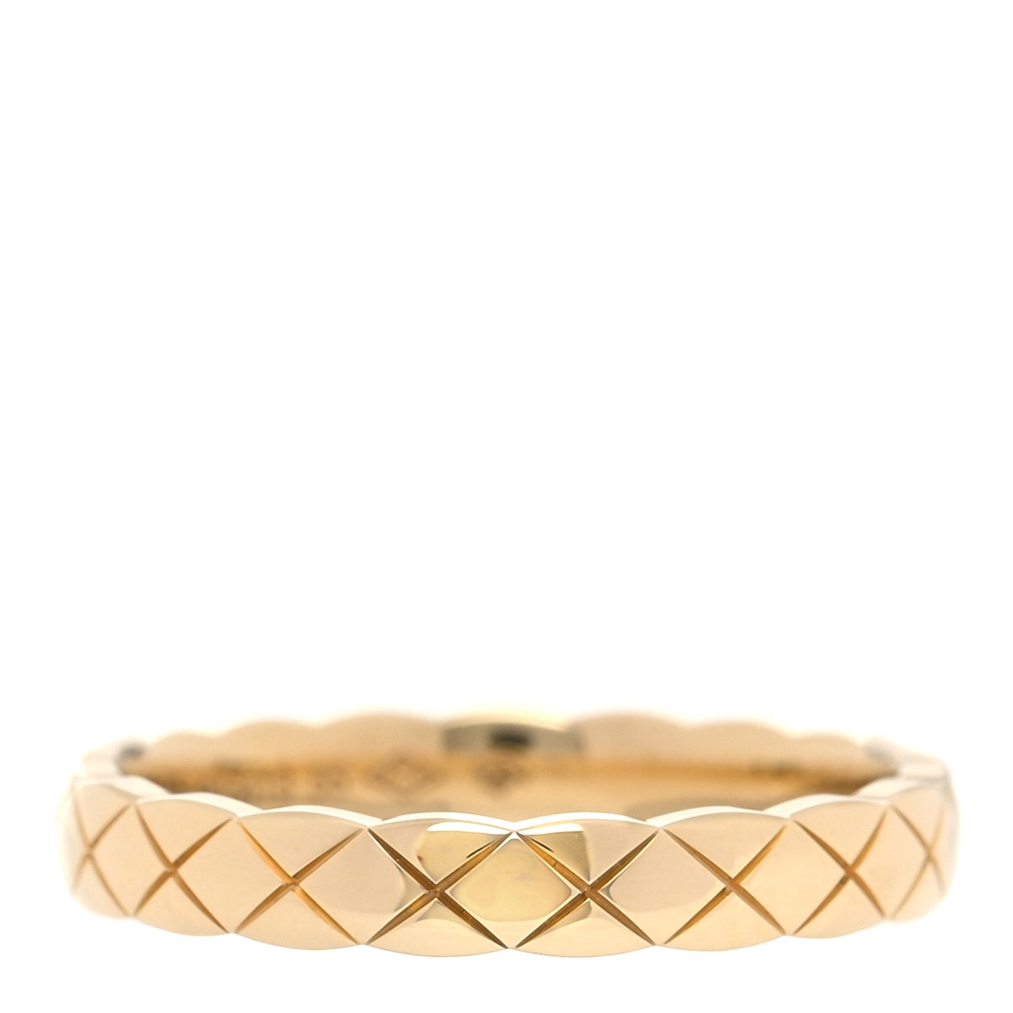 18K Yellow Gold Mini Coco Crush Ring 55 7.25