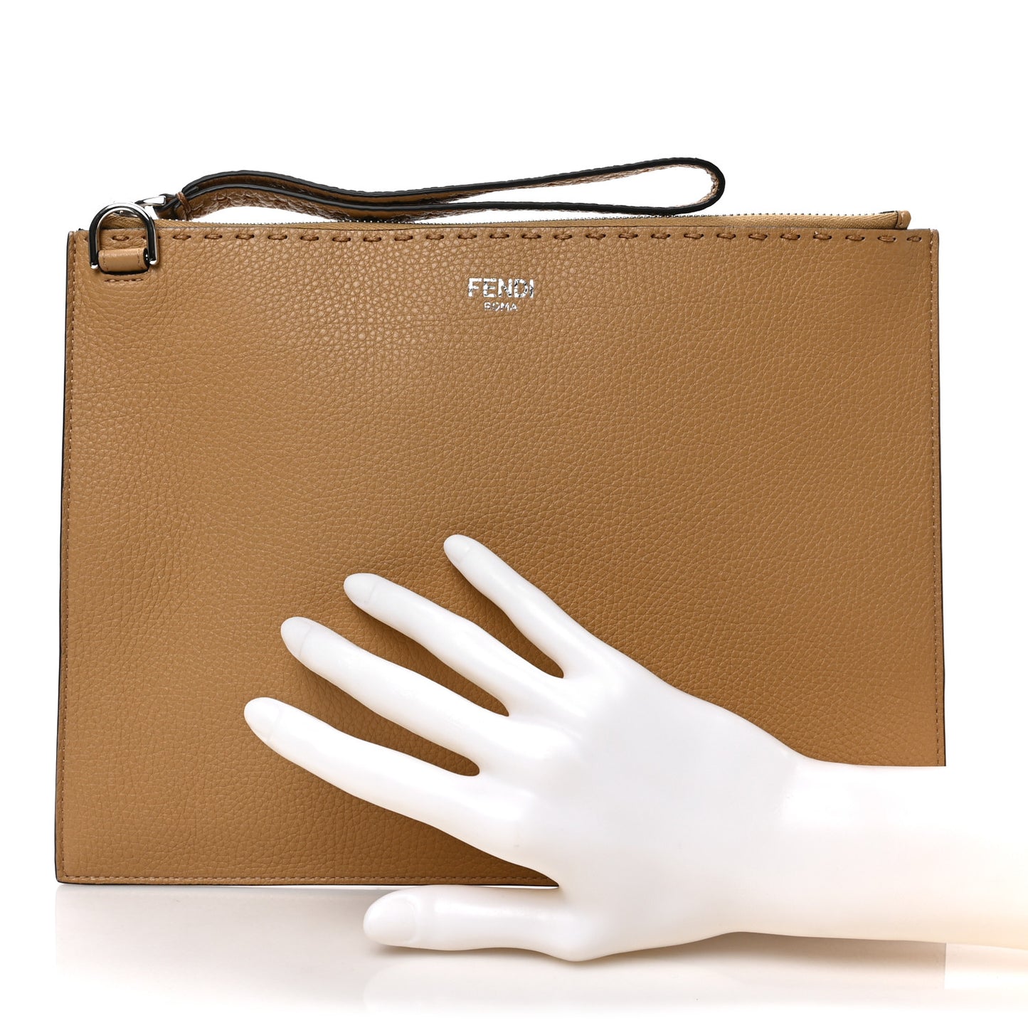 Cuoio Romano Selleria Large Flat Pouch Mou