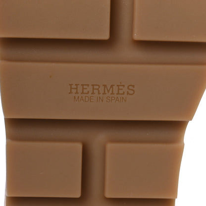 Hermes Calfskin Cork Eze 30 Sandals 36 White 8 of 9