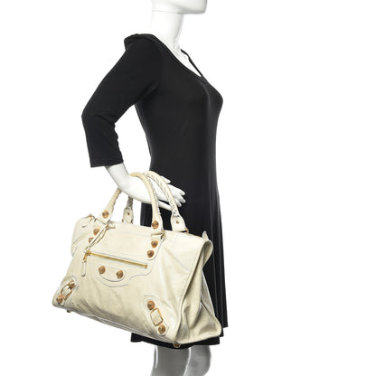 Balenciaga Agneau Giant 21 Gold Hardware Work Natural 2 of 19