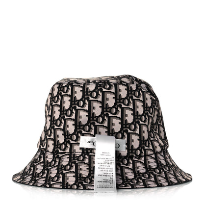 Christian Dior Oblique Reversible Teddy-D Brim Bucket Hat 58 Black 13 of 16
