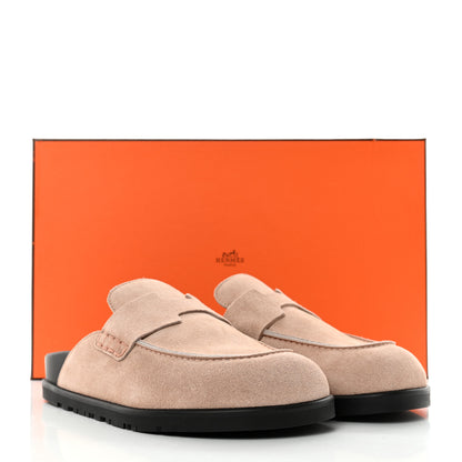 Hermes Suede Calfskin Go Mule 36 Beige Nude 9 of 9