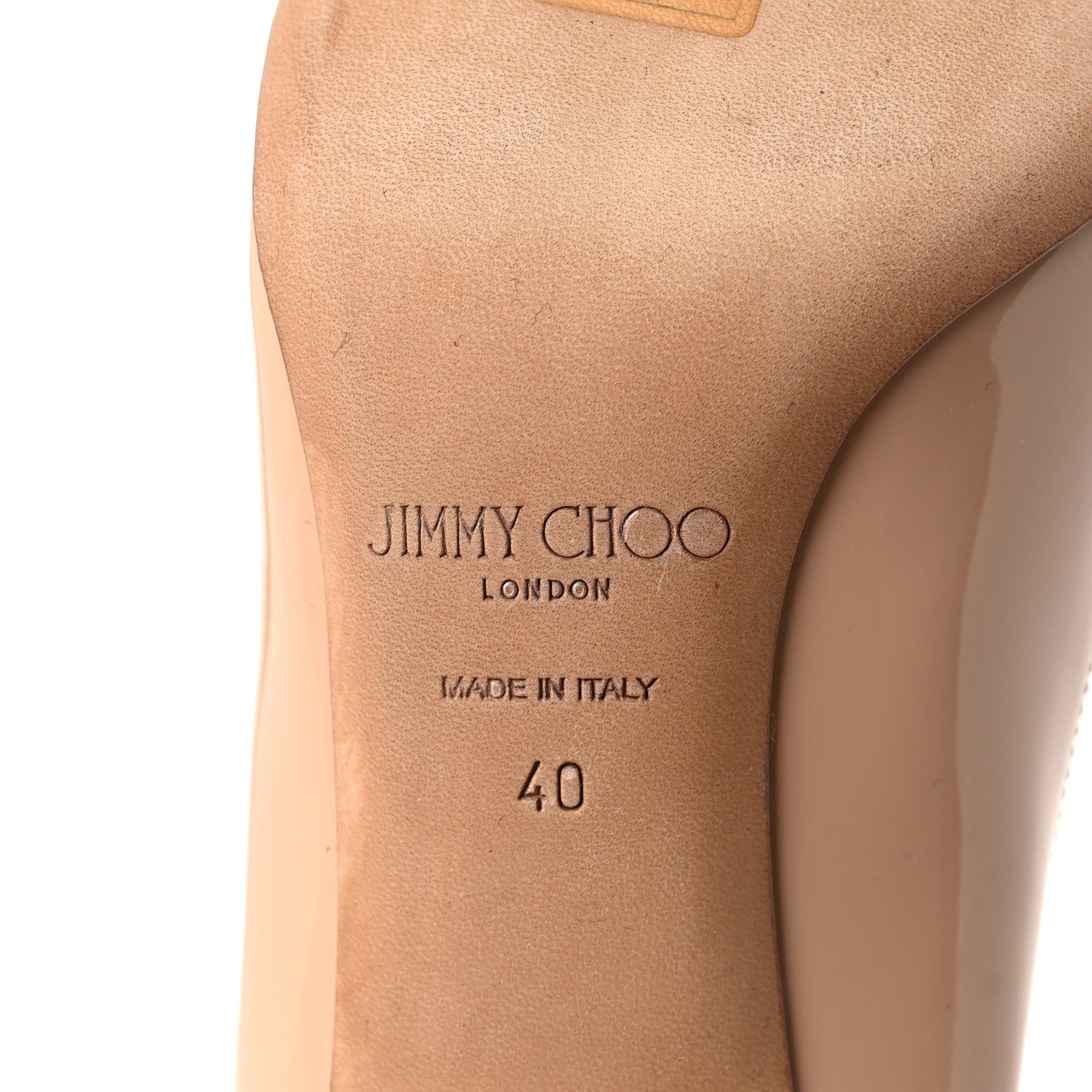 Jimmy Choo Patent Romy 60 Pumps 40 Nude 6 of 8