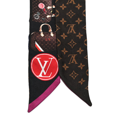 Louis Vuitton Silk Monogram Tribute to Speedy BB Bandeau 2 of 3