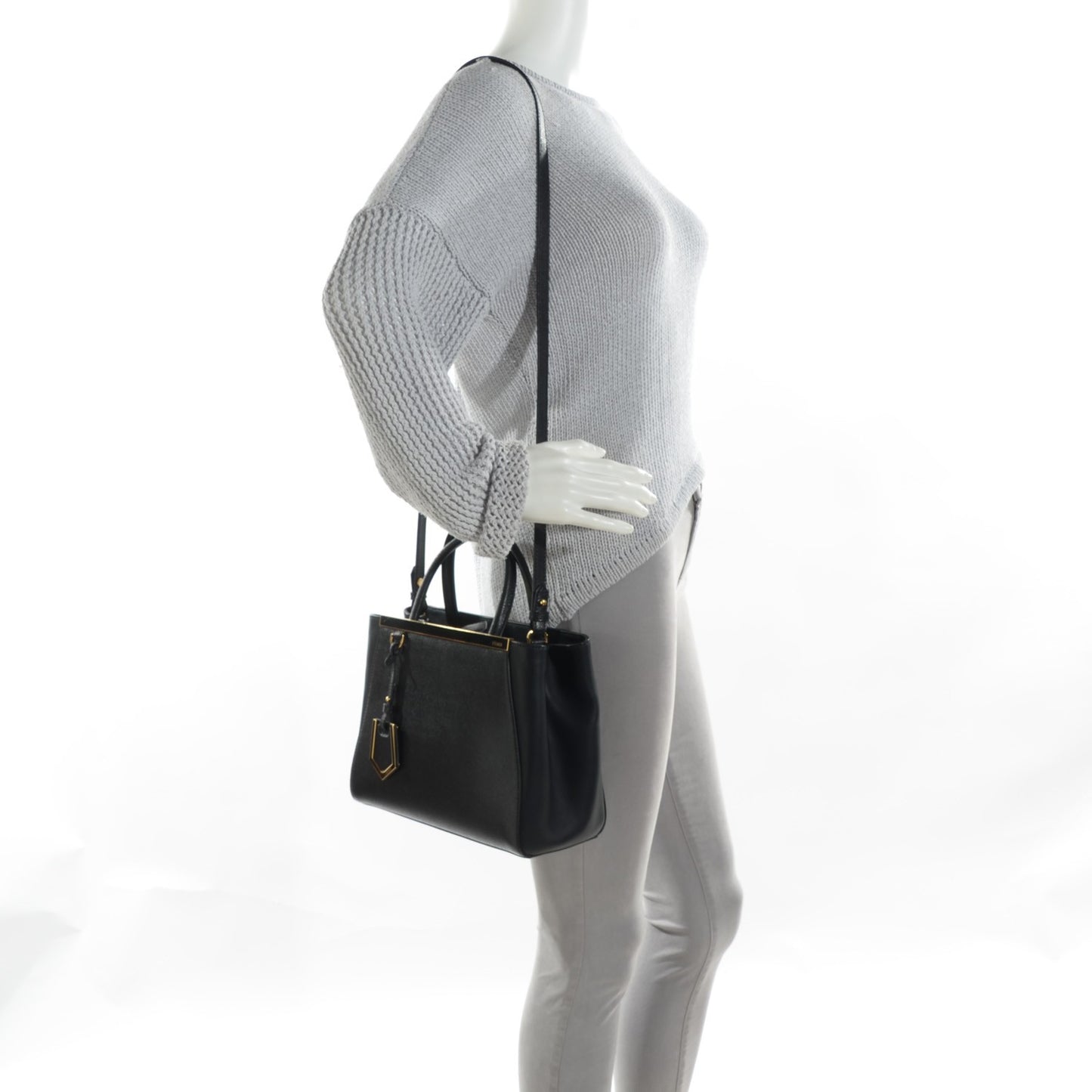 Vitello Elite Petite 2Jours Tote Black