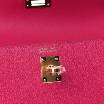 Hermes Evercolor Kelly Danse II Belt Bag Framboise 7 of 12