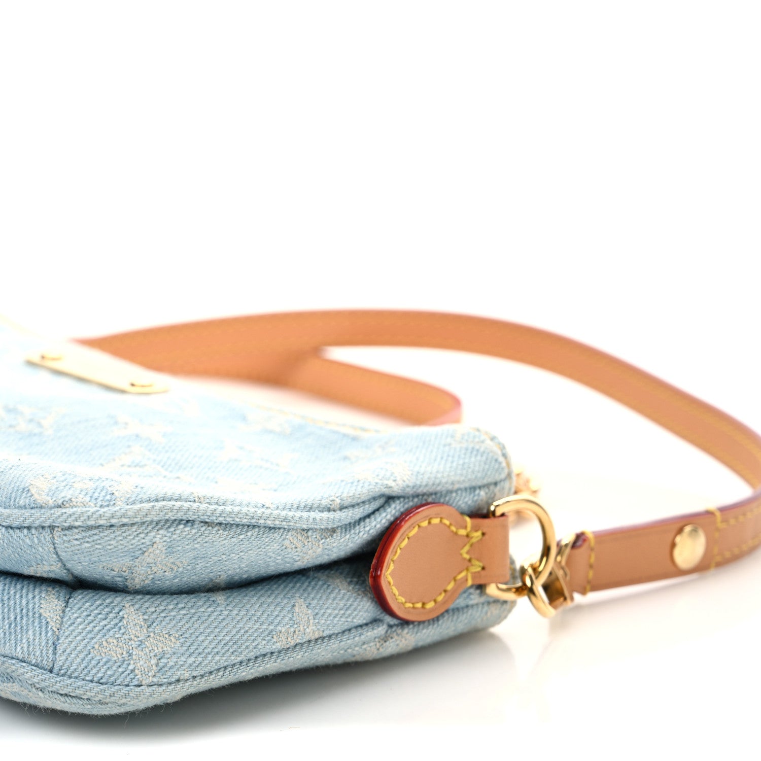 Louis Vuitton Monogram Denim Liv Pochette Sky Blue 11 of 11