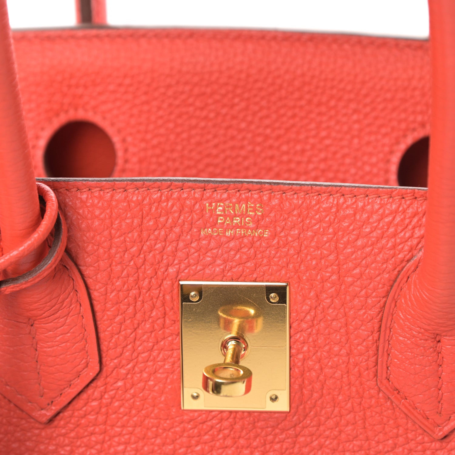 Hermes Togo Birkin 30 Capucine 6 of 14