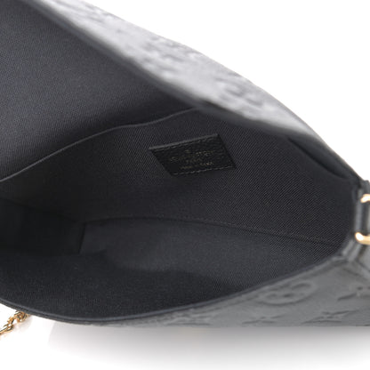 Louis Vuitton Empreinte Pochette Felicie Chain Wallet Black 5 of 8