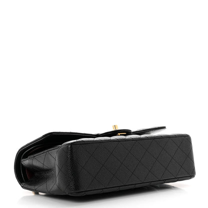 Chanel Caviar Quilted Medium Double Flap Black 3 of 9