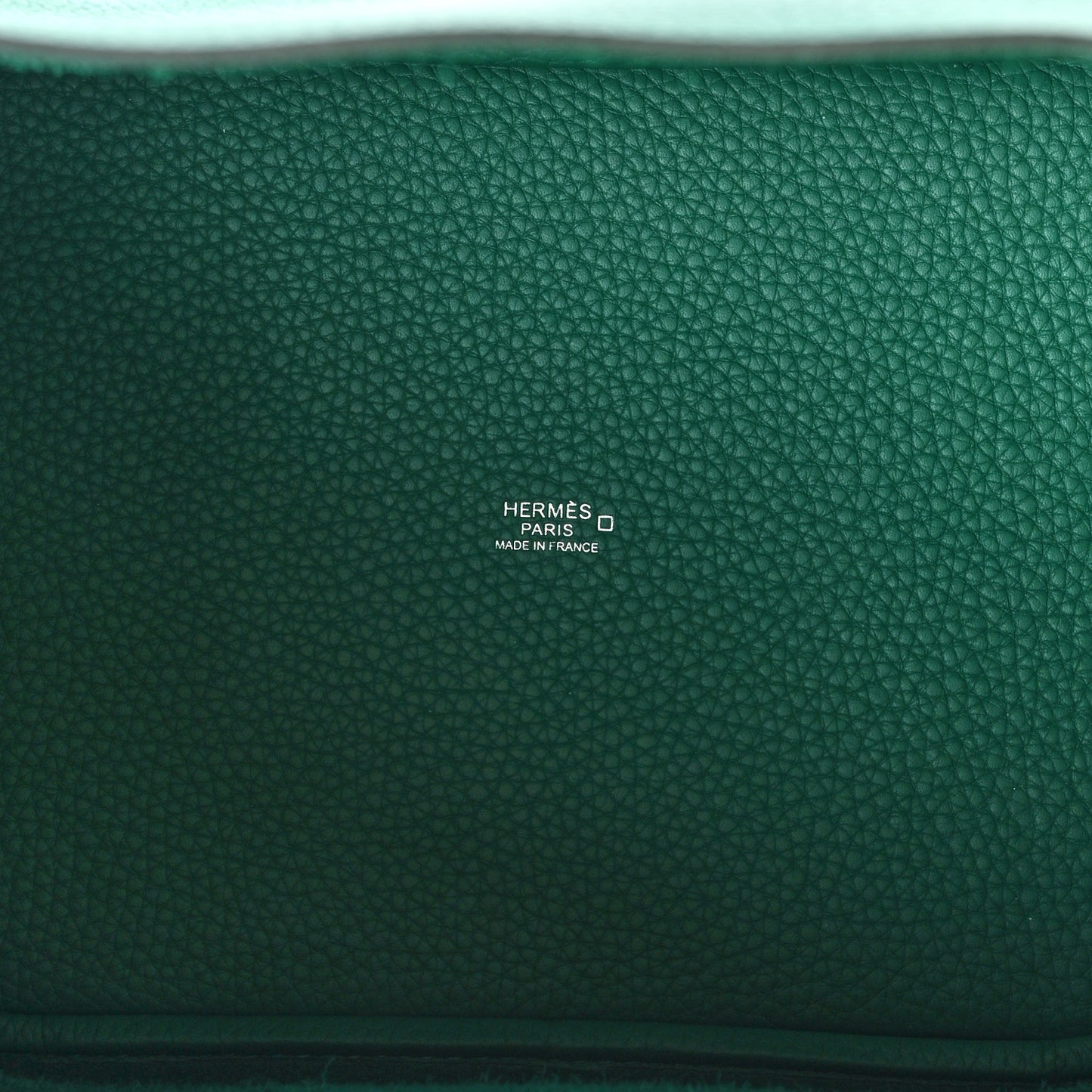 Taurillon Clemence Matte Alligator Picotin Lock Touch 22 MM Vert Vertigo