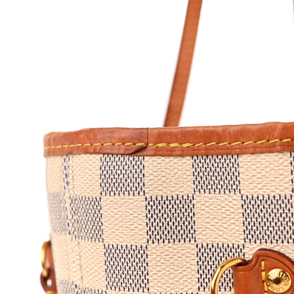 Louis Vuitton Damier Azur Neo Neverfull MM Rose Ballerine 15 of 15