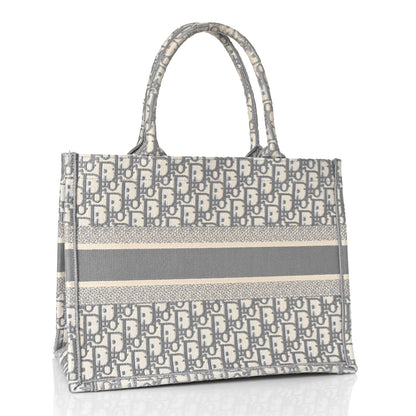 Christian Dior Oblique Medium Book Tote Grey 3 of 9