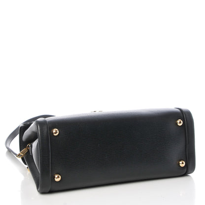 Dolce & Gabbana Calfskin Lucia Top Handle Tote Black 4 of 6