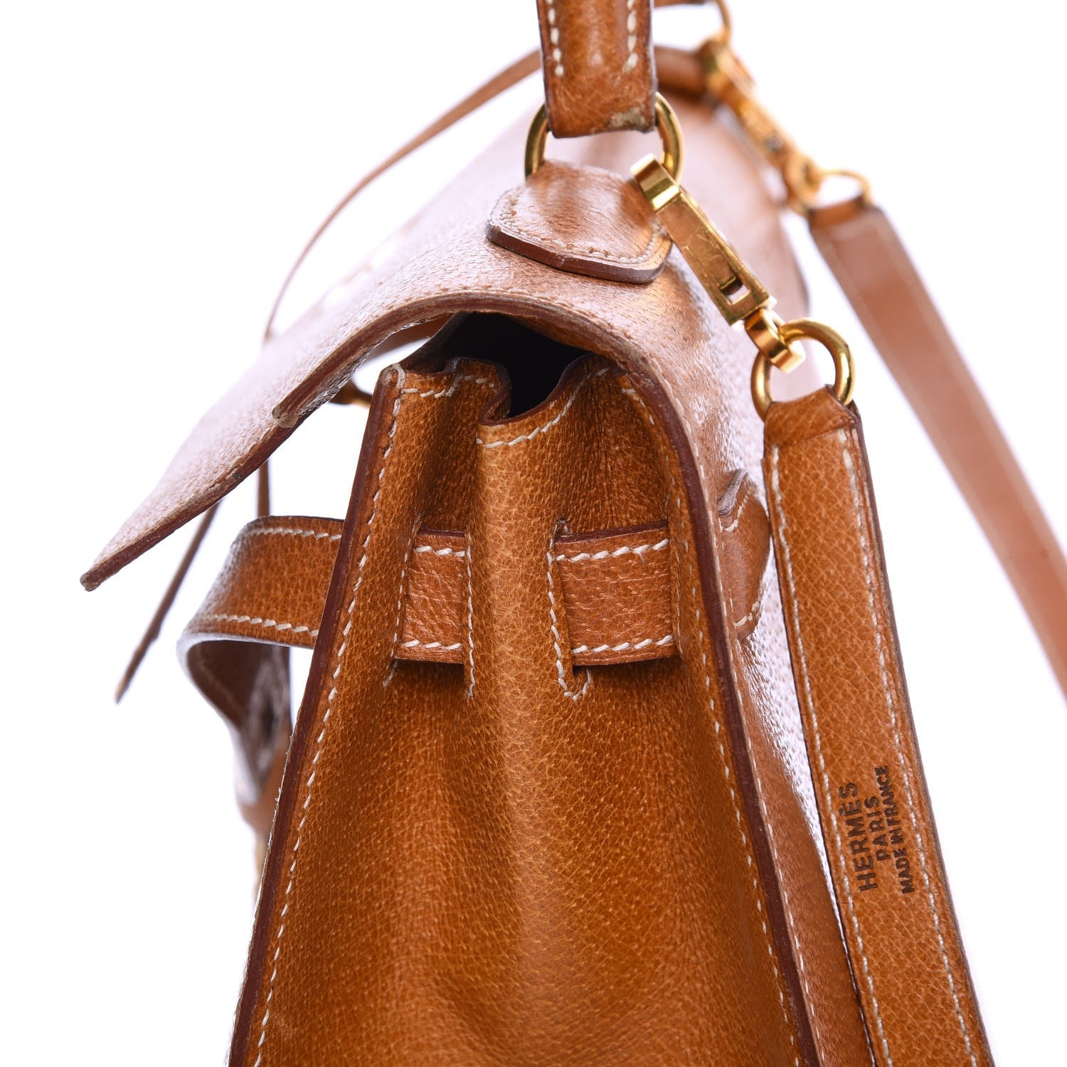 Hermes Peau Porc Sellier Kelly 32 Gold 21 of 47