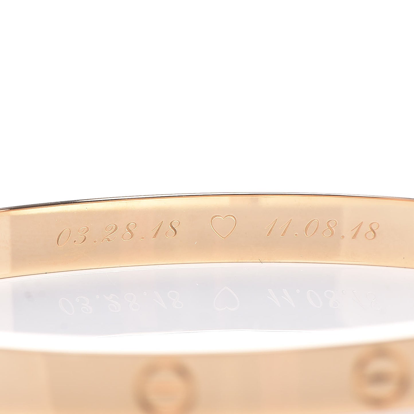 18K Yellow Gold LOVE Bracelet 19