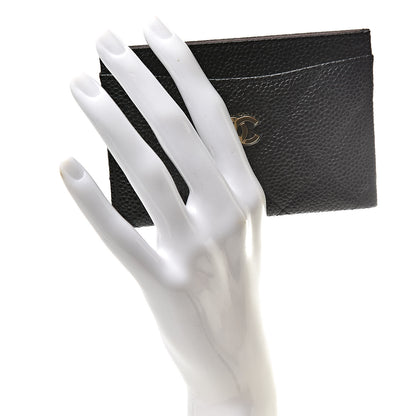 Chanel Caviar Quilted Card Holder Black 2 of 9