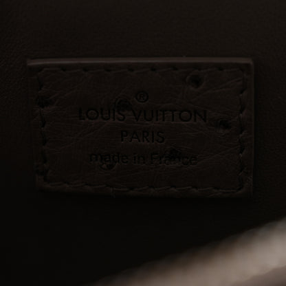 Louis Vuitton Ostrich Alma PM Gris 6 of 12