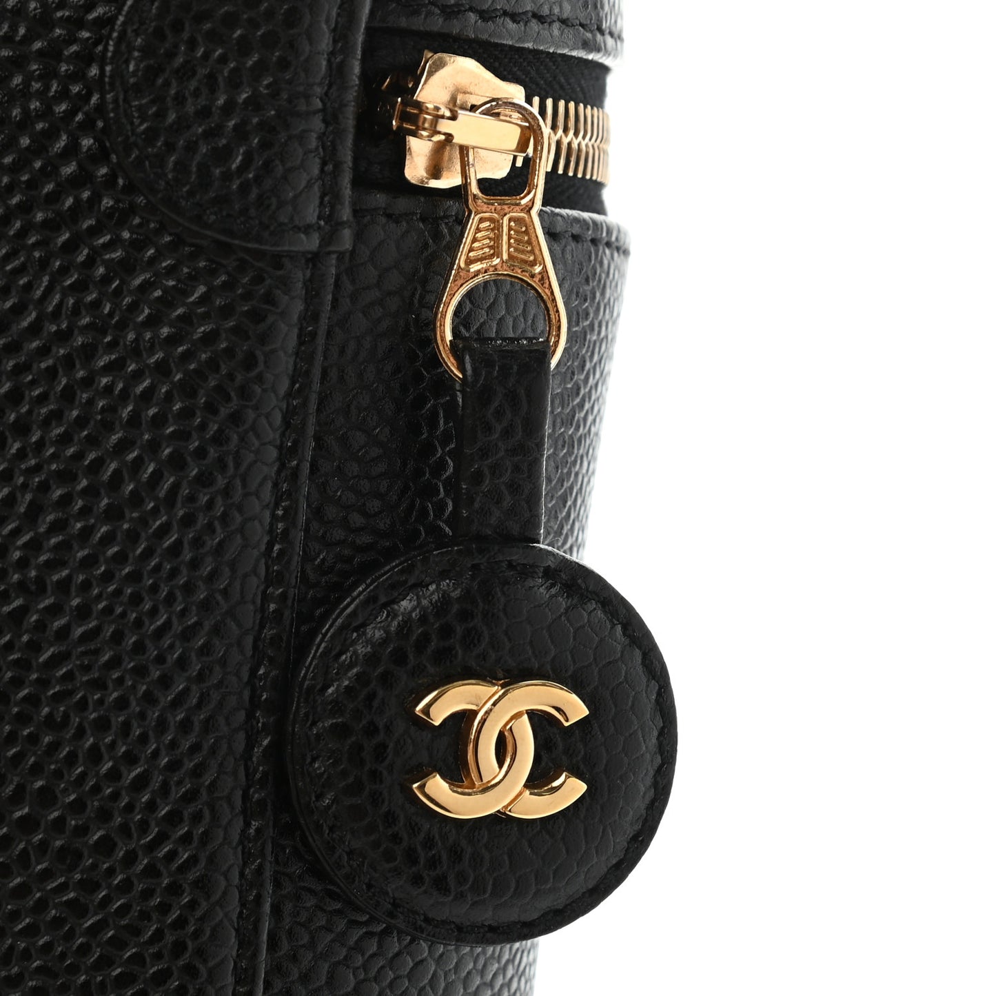 Caviar Cosmetic Vanity Bag Black