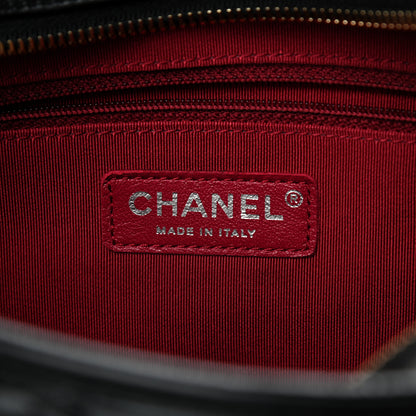 Chanel Aged Calfskin Quilted Medium Gabrielle Hobo Black 8 of 10