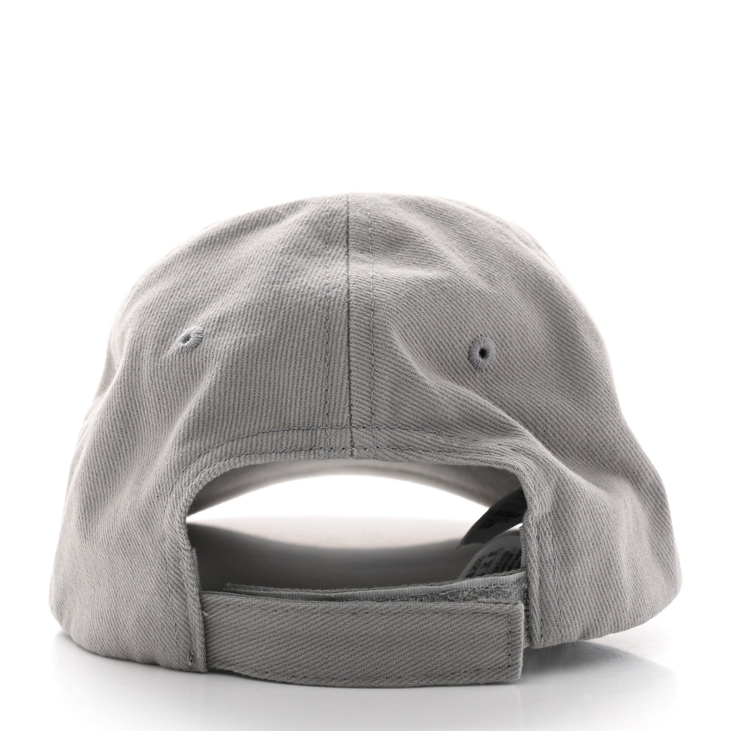 Balenciaga Cotton Drill Logo New Baseball Hat L Lead Black 4 of 12