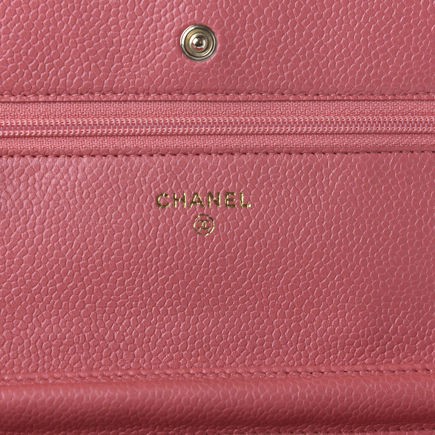 Chanel Caviar Quilted Wallet On Chain WOC Pink 8 of 12