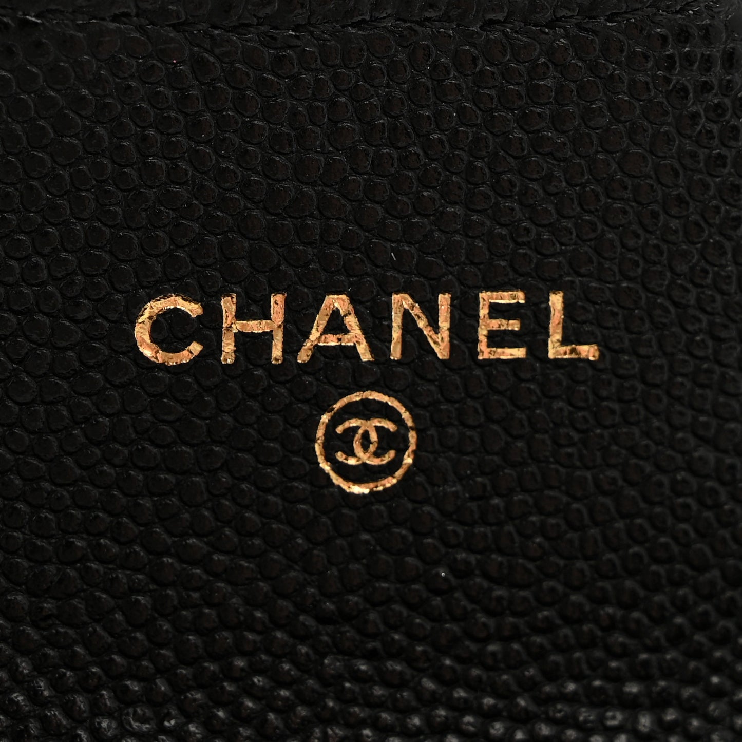 Caviar Quilted Mini Chain Belt Bag Black