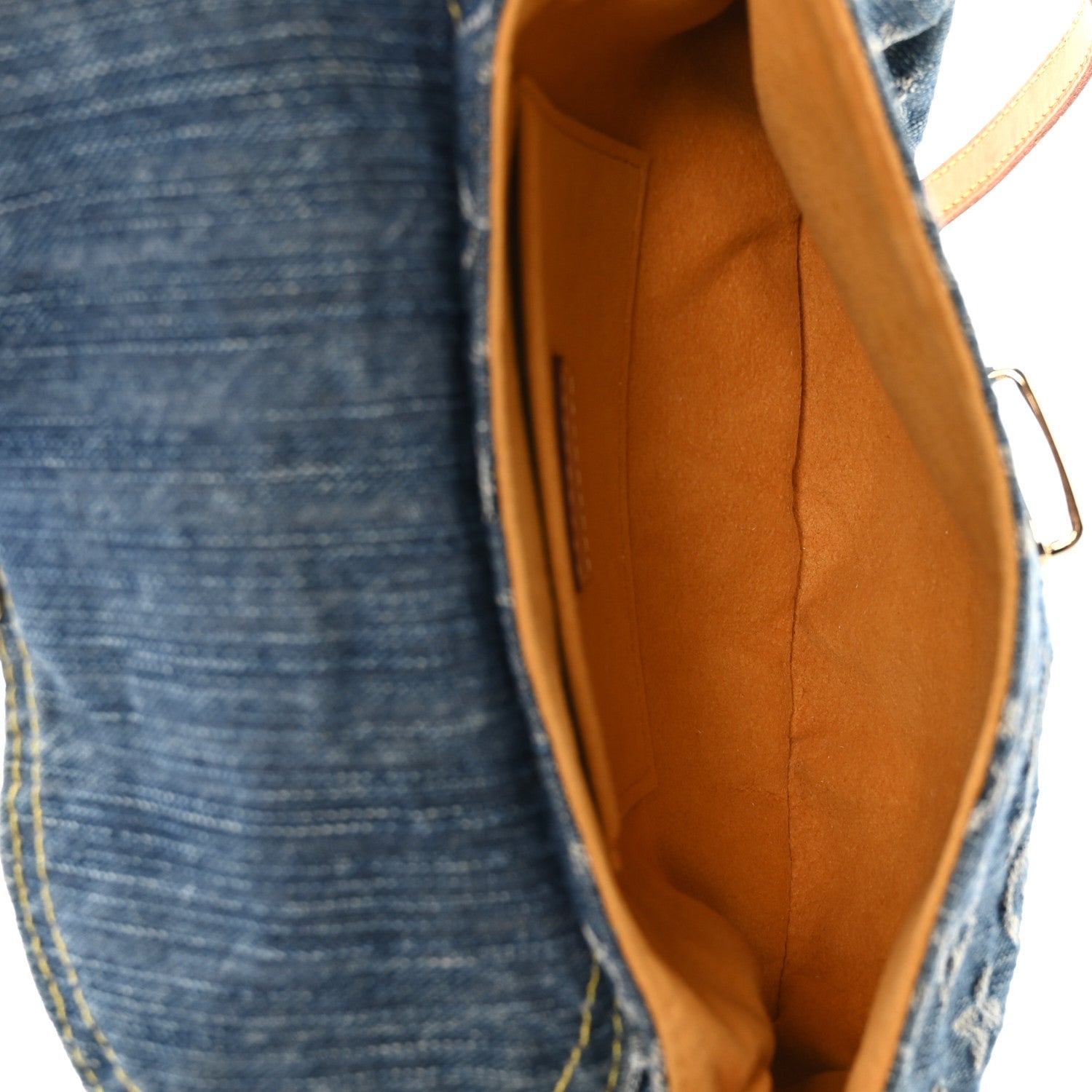 Louis Vuitton Monogram Denim Mini Pleaty Blue 5 of 11