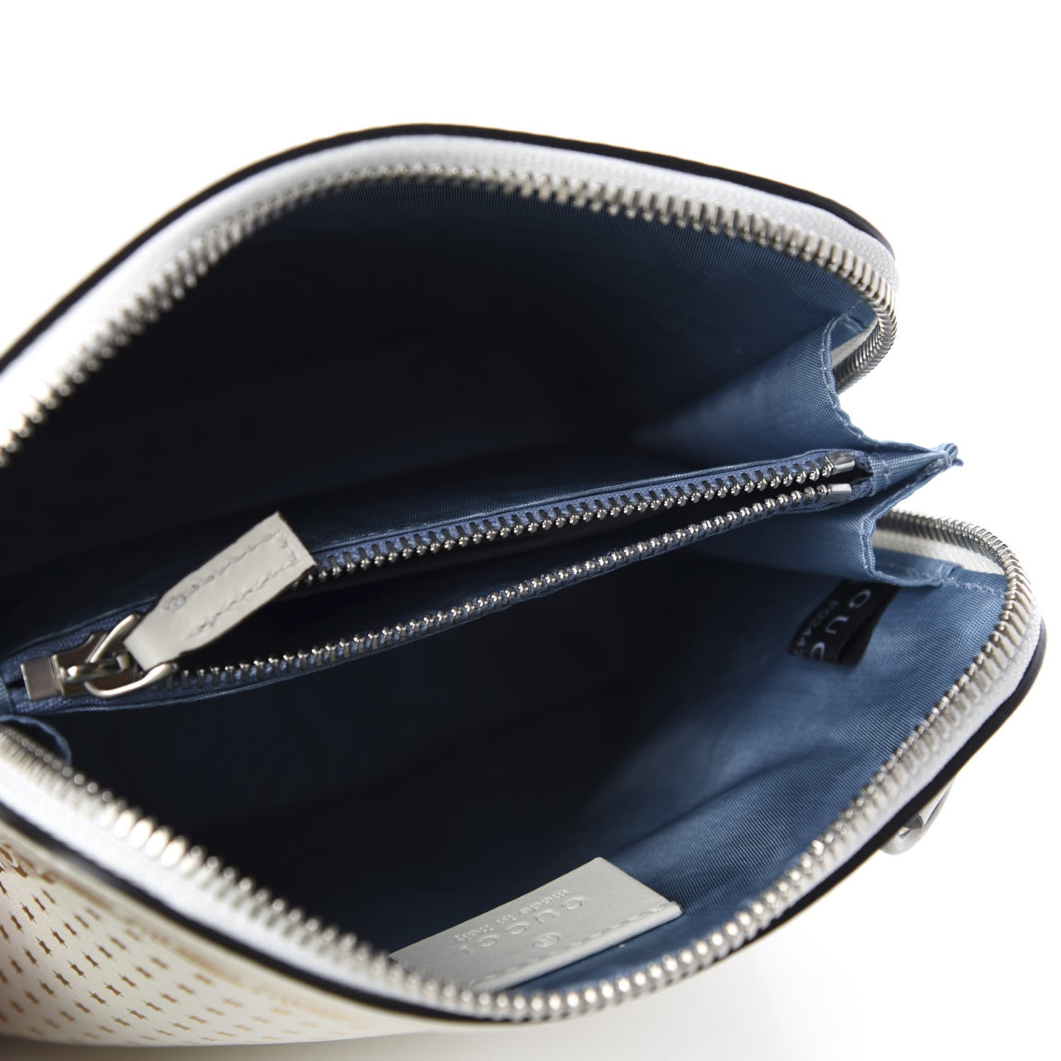 Gucci X SEGA Calfskin GUCCY Stars Mini Dome Shoulder Bag Mystic White Gold 5 of 10