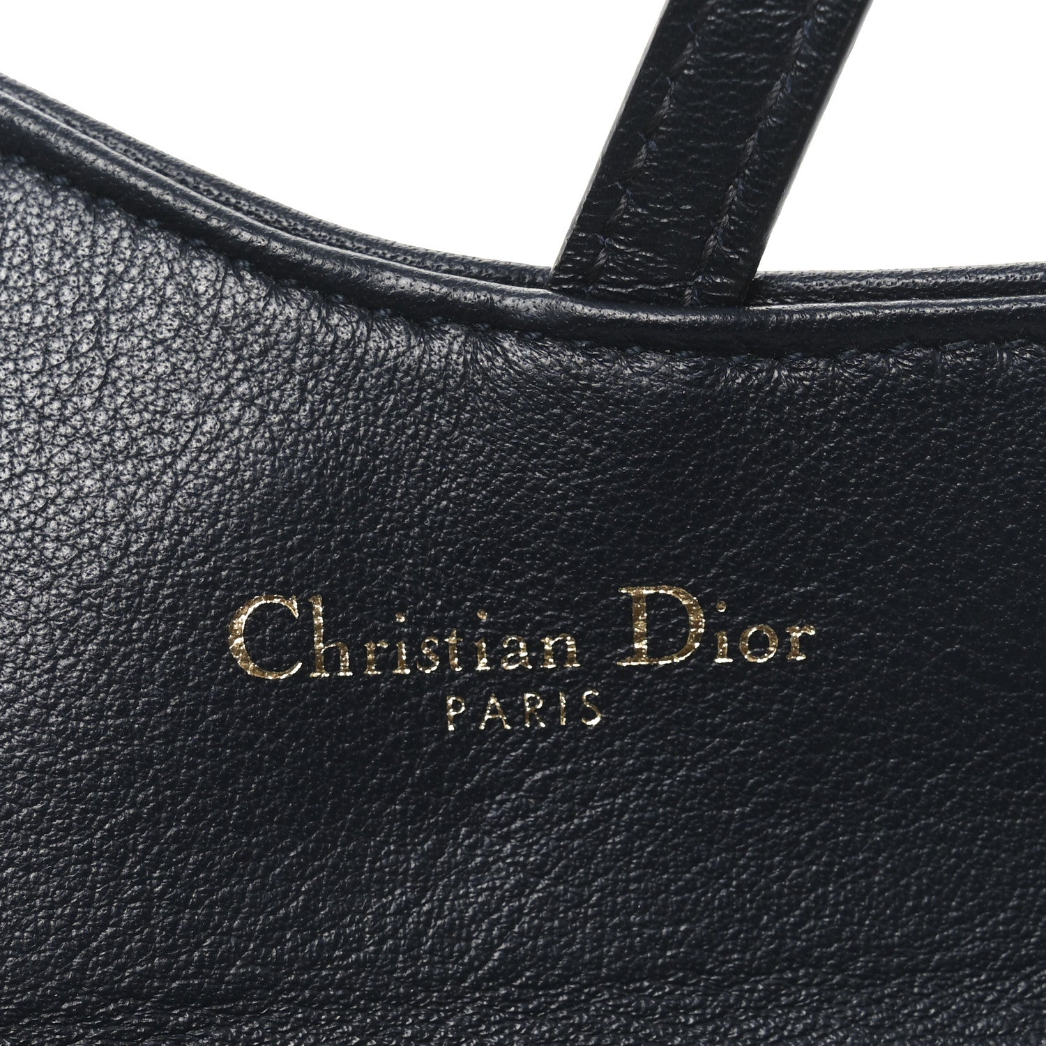 Christian Dior Oblique Nano Saddle Chain Pouch Blue 6 of 8