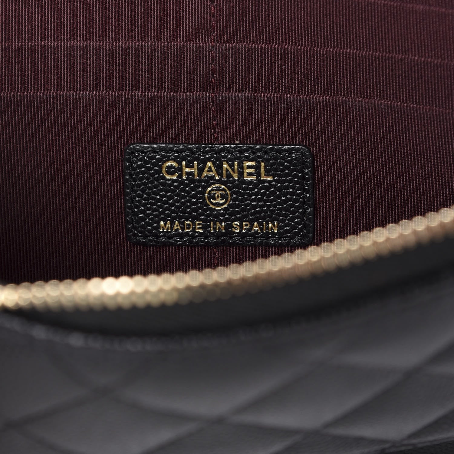 Chanel Caviar Quilted Classic Pouch With Handle Black 6 of 8