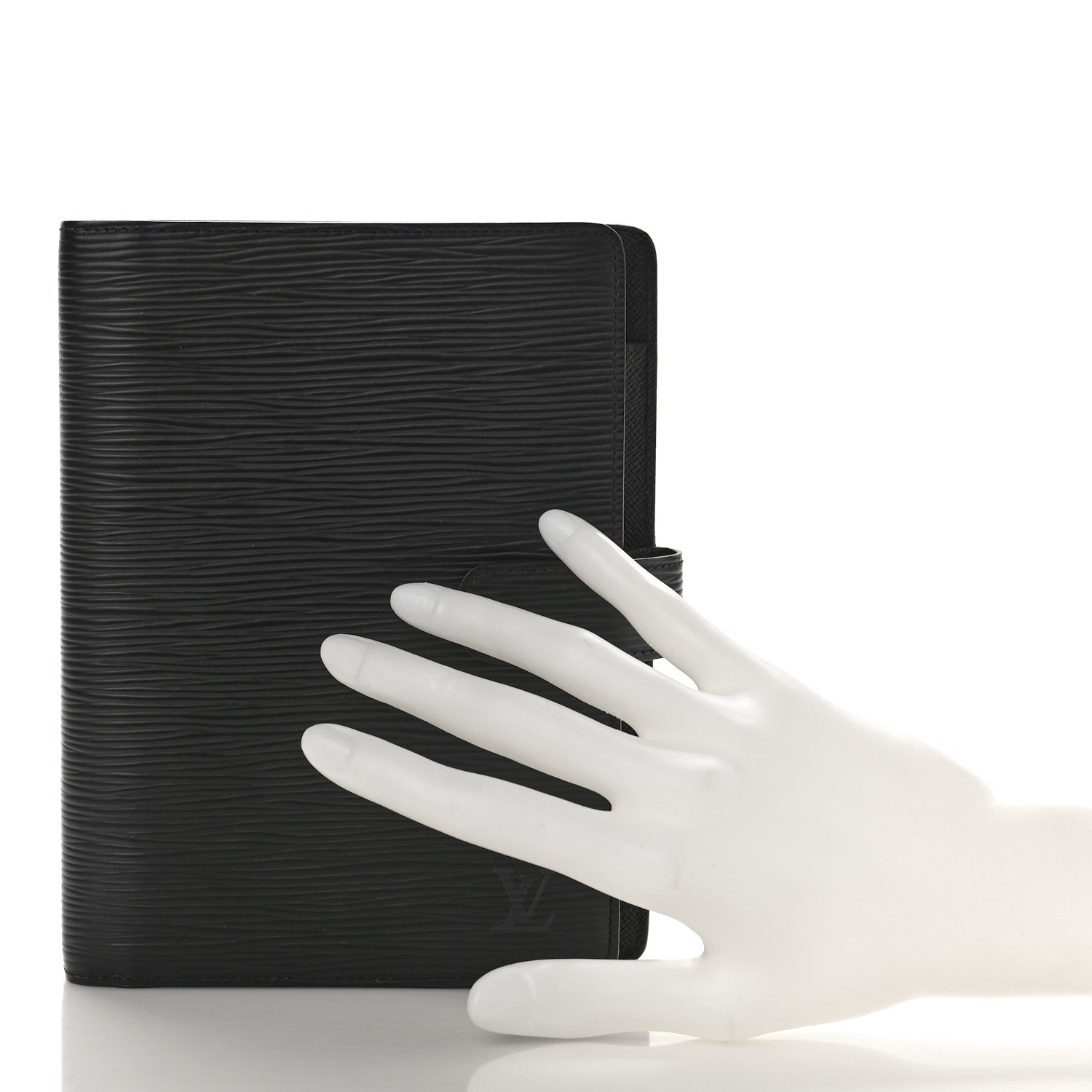 Louis Vuitton Epi Medium Ring Agenda Cover Black 2 of 8