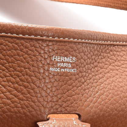 Hermes Taurillon Clemence Evelyne III PM Gold 7 of 7