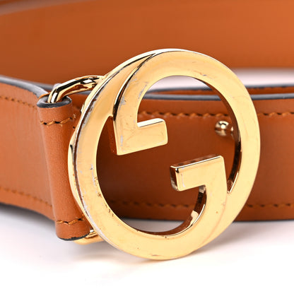 Gucci Ciny Lux Calfskin Blondie 30mm Belt 100 40 Blondie Cognac 3 of 5